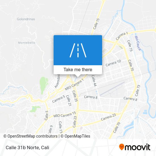 Mapa de Calle 31b Norte