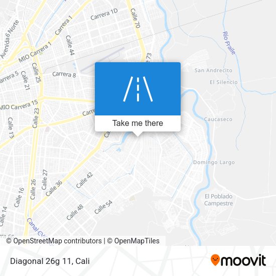Mapa de Diagonal 26g 11