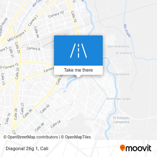 Mapa de Diagonal 26g 1
