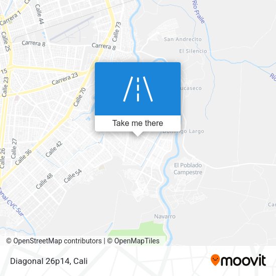 Mapa de Diagonal 26p14