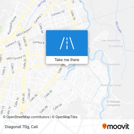 Diagonal 70g map