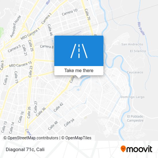 Diagonal 71c map