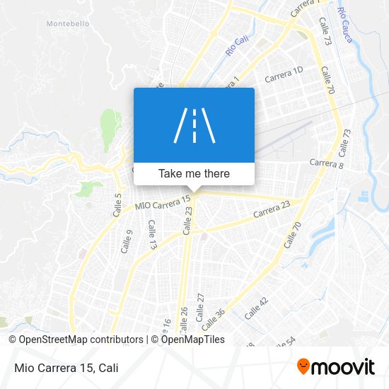 Mapa de Mio Carrera 15