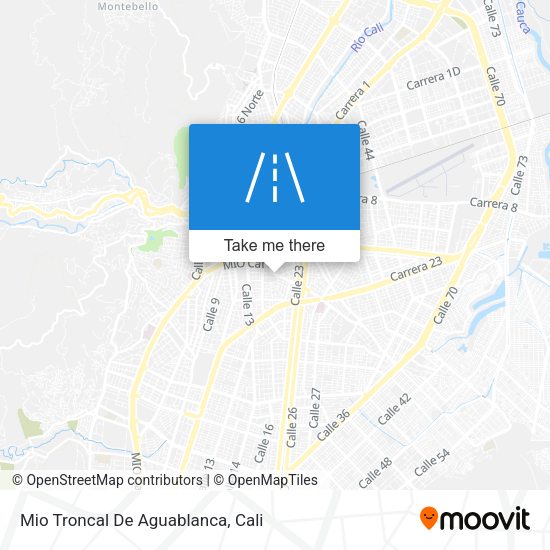 Mapa de Mio Troncal De Aguablanca