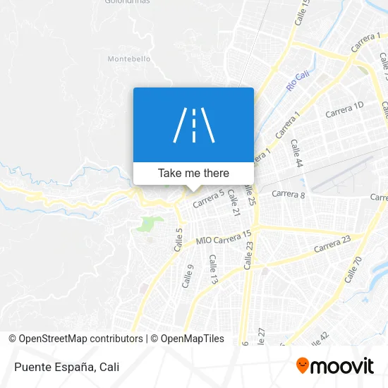 Mapa de Puente España