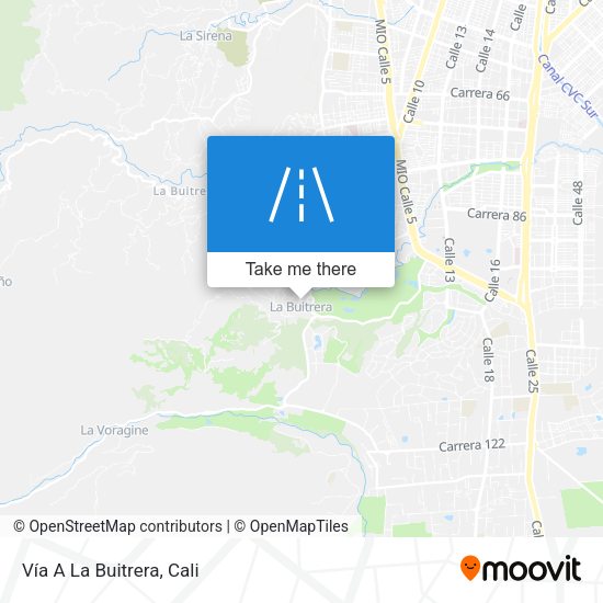 Mapa de Vía A La Buitrera