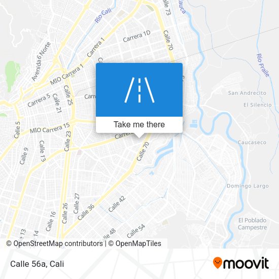 Mapa de Calle 56a