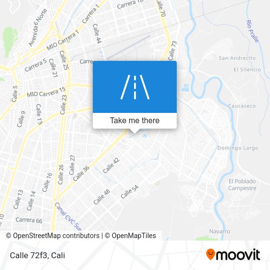 Calle 72f3 map