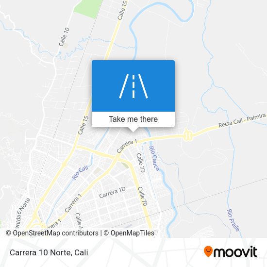 Mapa de Carrera 10 Norte