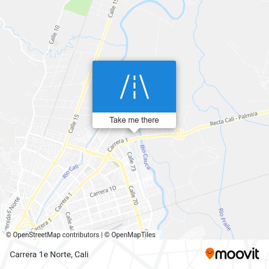 Mapa de Carrera 1e Norte