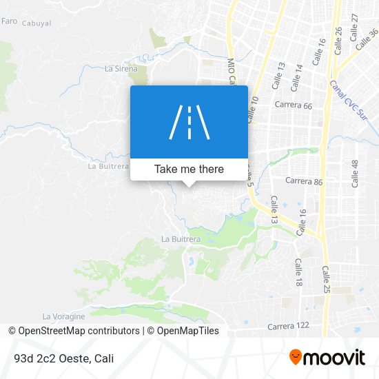 Mapa de 93d 2c2 Oeste