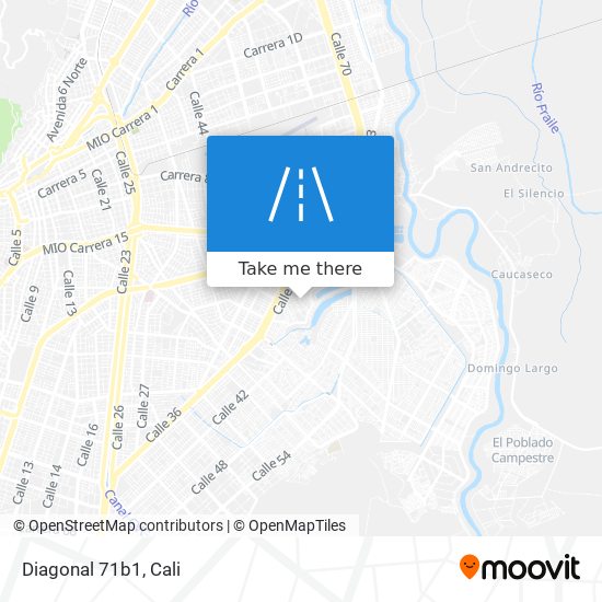 Mapa de Diagonal 71b1