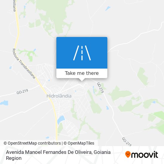 Mapa Avenida Manoel Fernandes De Oliveira