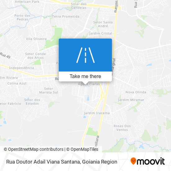 Rua Doutor Adail Viana Santana map