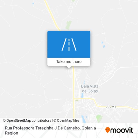 Mapa Rua Professora Terezinha J De Carneiro