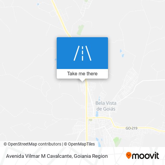 Mapa Avenida Vilmar M Cavalcante