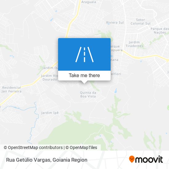 Mapa Rua Getúlio Vargas