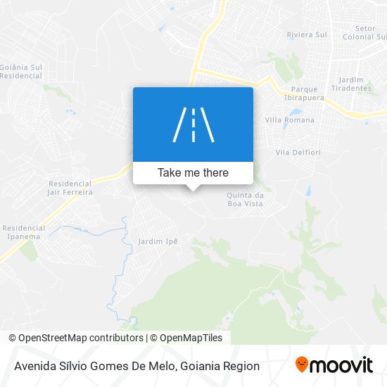 Avenida Sílvio Gomes De Melo map