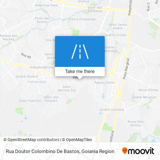 Mapa Rua Doutor Colombino De Bastos