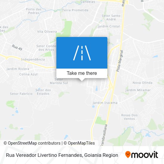 Rua Vereador Livertino Fernandes map