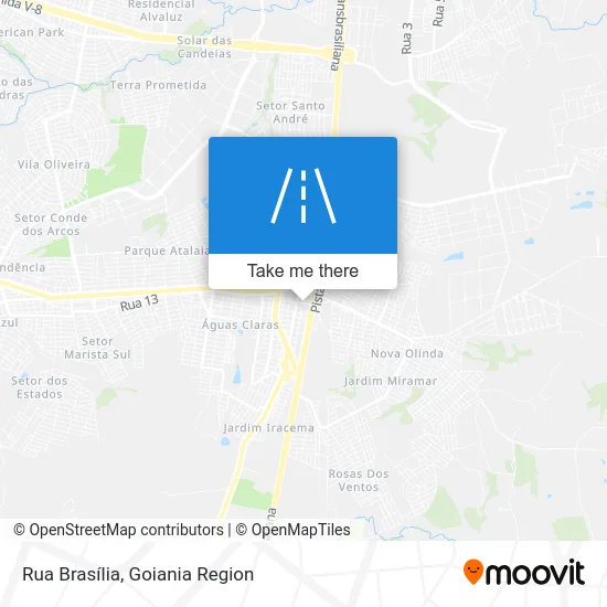 Rua Brasília map