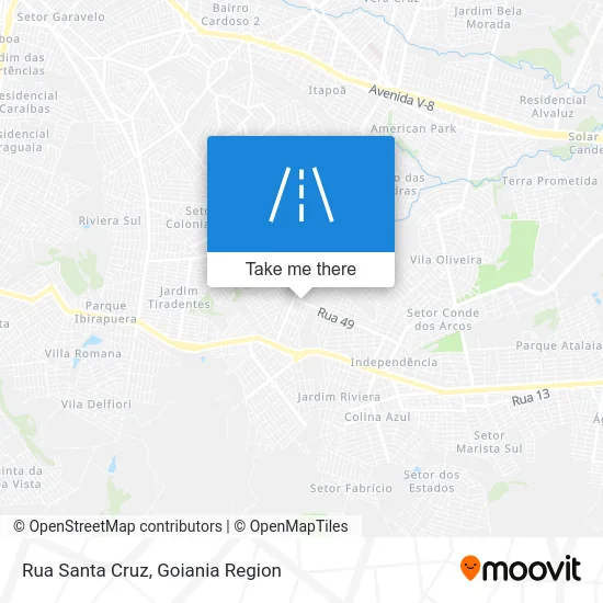 Rua Santa Cruz map