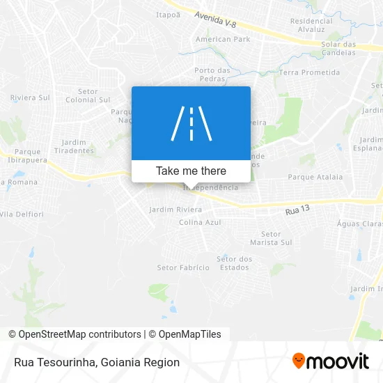 Rua Tesourinha map