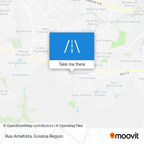 Mapa Rua Ametista