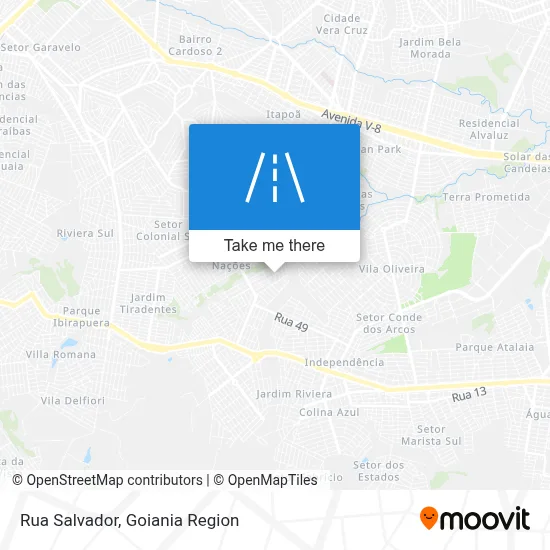 Rua Salvador map