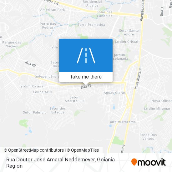 Rua Doutor José Amaral Neddemeyer map