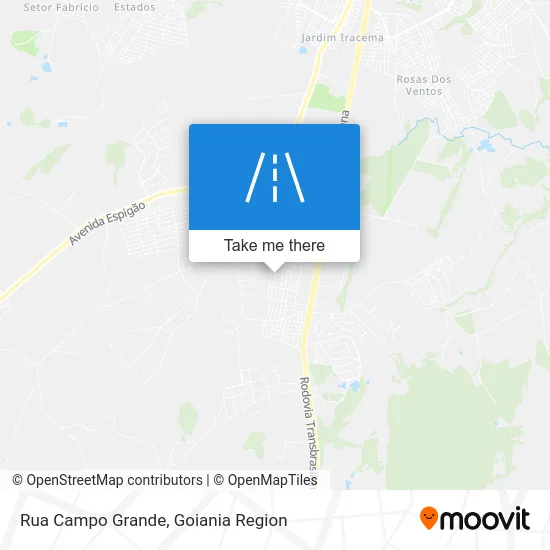 Rua Campo Grande map