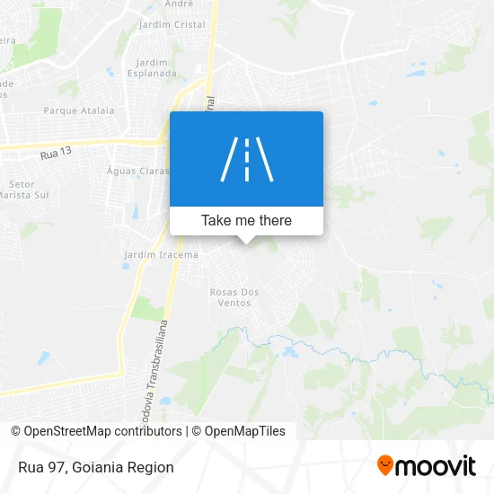 Rua 97 map