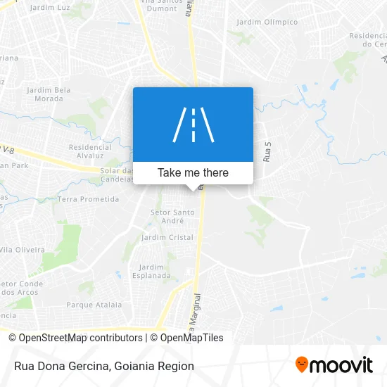 Rua Dona Gercina map