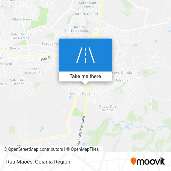 Rua Maoés map