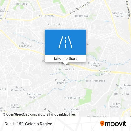 Rua H 152 map