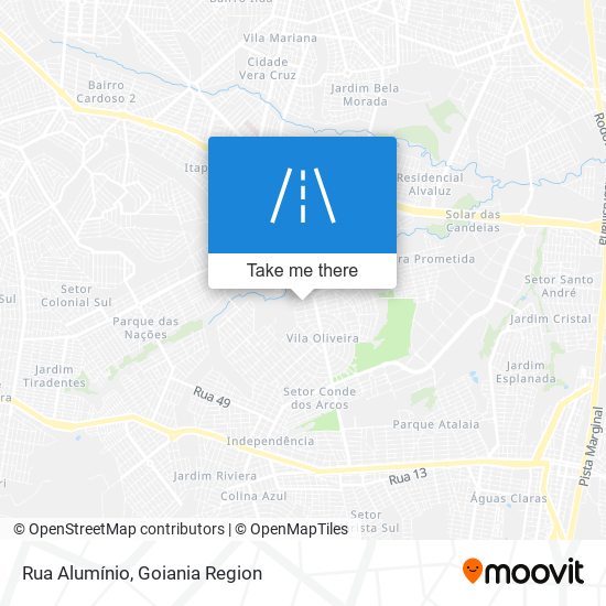 Rua Alumínio map