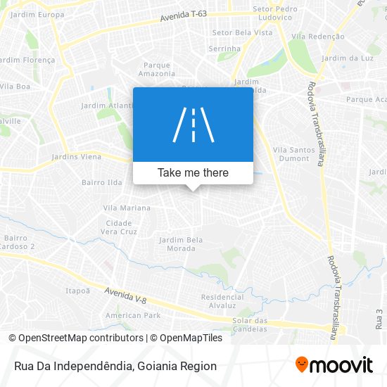 Rua Da Independêndia map