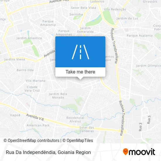 Rua Da Independêndia map