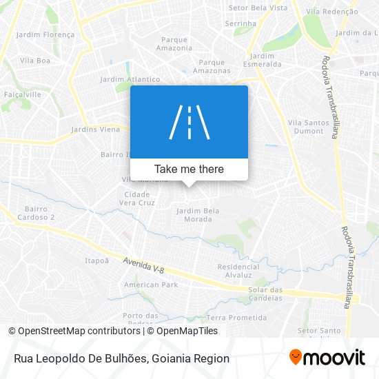 Mapa Rua Leopoldo De Bulhões