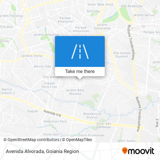 Avenida Alvorada map