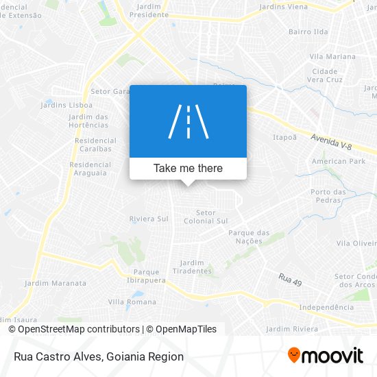 Rua Castro Alves map