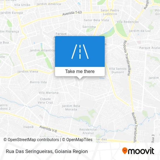 Rua Das Seringueiras map