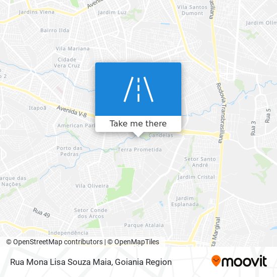 Rua Mona Lisa Souza Maia map