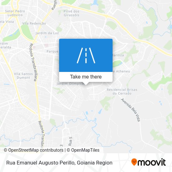 Rua Emanuel Augusto Perillo map