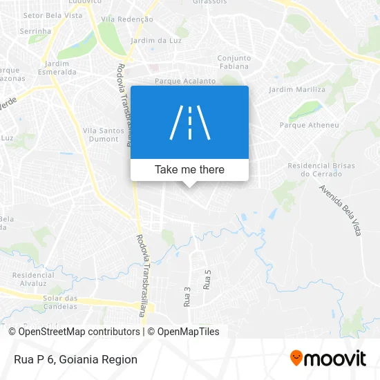 Rua P 6 map