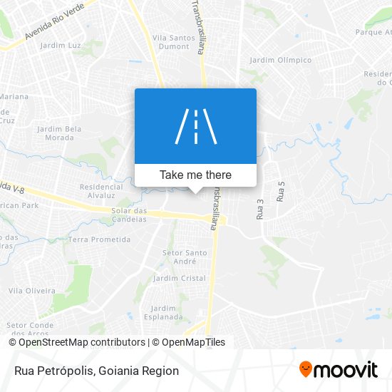 Rua Petrópolis map