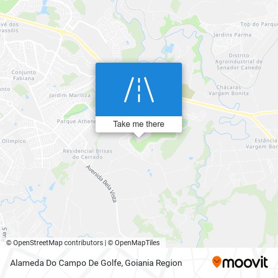 Alameda Do Campo De Golfe map