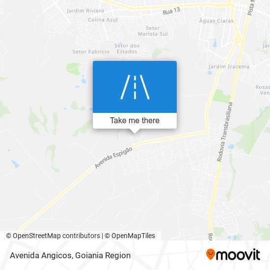 Avenida Angicos map