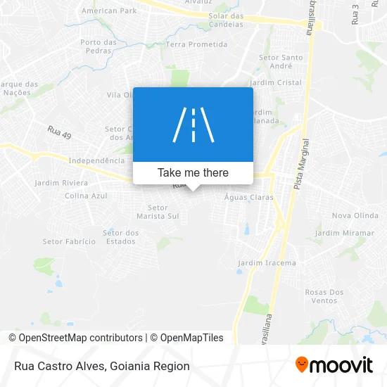 Rua Castro Alves map
