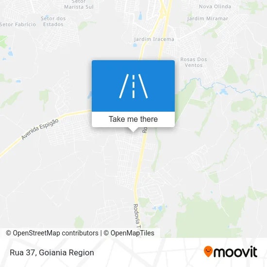 Rua 37 map